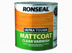 Ronseal Ultra Tough Mattcoat Internal Clear Varnish 2.5 litre