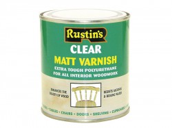 Rustins Polyurethane Varnish Matt Clear 1 Litre