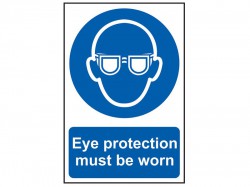 Scan Eye Protection Must Be Worn - PVC Sign 200 x 300mm