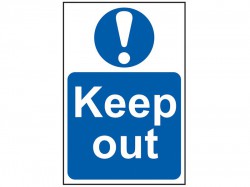 Scan Keep Out - PVC Sign 200 x 300mm