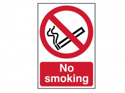 Scan No Smoking - PVC Sign 200 x 300mm