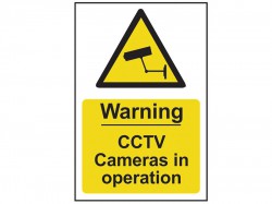 Scan Warning CCTV Cameras in Operation - PVC Sign 200 x 300mm