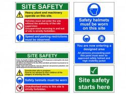 Scan PVC Construction Site Pack (5 signs)