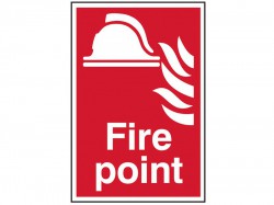 Scan Fire Point - PVC Sign 200 x 300mm