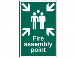 Scan Fire Assembly Point - PVC Sign 200 x 300mm