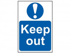 Scan Keep Out - PVC Sign 400 x 600mm