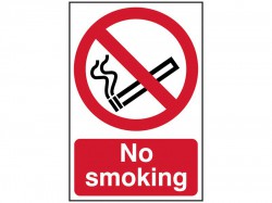 Scan No Smoking - PVC Sign 400 x 600mm