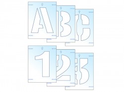 Scan Letter & Number Stencil Kit 25mm