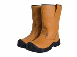 Scan Texas Lined Rigger Boots Tan UK 8 EUR 42