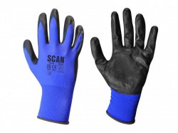 Scan Max - Dexterity Nitrile Gloves - M (Size 8)