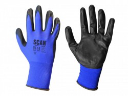 Scan Max - Dexterity Nitrile Gloves - XL (Size 10)