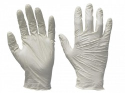 Scan Vinyl Gloves - M (Box 100)