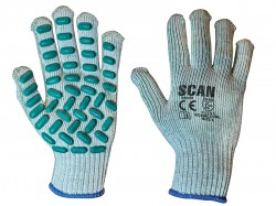 Scan Vibration Resistant Latex Foam Gloves - L (Size 9)