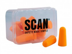 Scan Tapered Foam Earplugs (6 Pairs)