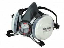 Scan Twin Half Mask Respirator + P2 Dust Filter Cartridges