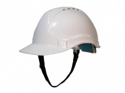 Scan Deluxe Safety Helmet - White