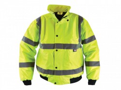 Scan Hi-Vis Yellow Bomber Jacket - XXXL (56in)