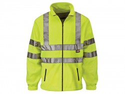 Scan Hi-Vis Yellow Full Zip Fleece - L (42in)