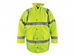 Scan Hi-Vis Yellow Motorway Jacket - L (44in)