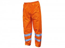 Scan Hi-Vis Motorway Trouser Orange - M (34-36in)