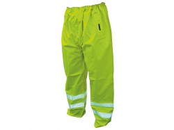 Scan Hi-Vis Motorway Trouser Yellow - M (34-36in)