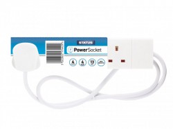 STATUS� Extension Lead 240V 4-Gang 13A White 4m
