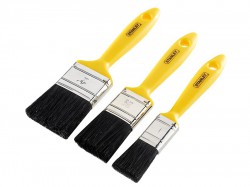 STANLEY Hobby Paint Brush Set of 3 25 38 & 50mm