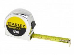 STANLEY PowerLock Classic Pocket Tape 3m (Width 19mm) (Metric only)