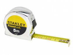 STANLEY PowerLock Classic Pocket Tape 5m (Width 19mm) (Metric only)