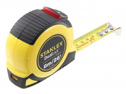 STANLEY DualLock Tylon Pocket Tape 8m/26ft (Width 25mm)