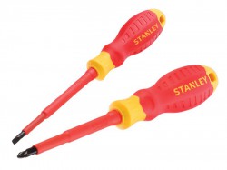 STANLEY FatMax VDE Insulated Screwdriver Set, 2 Piece