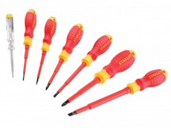 STANLEY FatMax VDE Insulated Screwdriver Set, 7 Piece