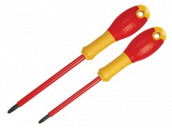 STANLEY FatMax VDE Insulated Borneo PH Screwdriver Set, 2 Piece