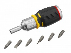 STANLEY FatMax Ratchet Screwdriver Stubby