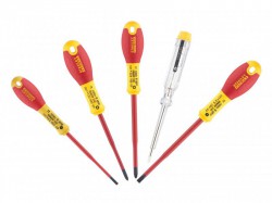 STANLEY FatMax VDE Insulated Screwdriver Set, 5 Piece