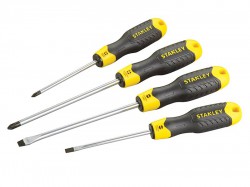 Stanley Tools Cushion Grip Parallel/Flared/Phillips Screwdriver Set of 4