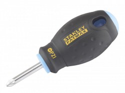 STANLEY FatMax Stubby Screwdriver Pozidriv Tip PZ1 x 30mm