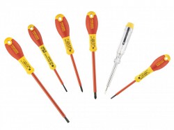 STANLEY FatMax VDE Insulated Screwdriver Set, 6 Piece