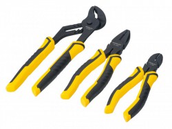 STANLEY ControlGrip Pliers Set, 3 Piece