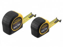 STANLEY FatMax Classic Tape Twin Pack 5m/16ft + 8m/26ft (Width 32mm)