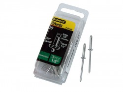 STANLEY 1-PAA48 Aluminium Rivets Long 3 x 12mm Pack of 15