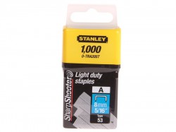 STANLEY TRA2 Light-Duty Staple 8mm TRA205T (Pack 1000)