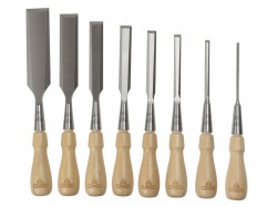 STANLEY Sweetheart Socket Chisel Set, 8 Piece: 3 6 8 12 15 18 25 & 32mm