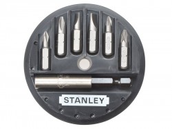 STANLEY Slotted/Phillips/Pozidriv Insert Bit Set, 7 Piece