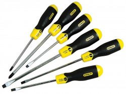 STANLEY Cushion Grip Screwdriver Set, 6 Piece