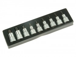 Stahlwille 1/2in Drive TORX Socket Set, 9 Piece