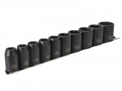 Teng 1/2in Drive 9121 Impact Socket Set, 10 Piece