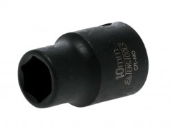 Teng Impact Socket Hexagon 6-Point 3/8in Drive 10mm