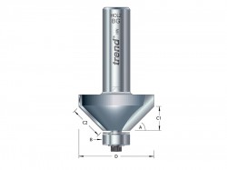 Trend 46/38 x 1/2 TCT Bearing Guided Chamfer 45 50 x 19mm