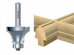 Trend 46/7/50 x 1/4 TCT Bearing Guided Glazing Bar 10mm Radius